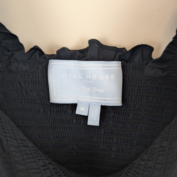 Hill House Home The Ellie Nap Dress - Square Neck - Smocked Bodice - Black - Picture 3 of 8